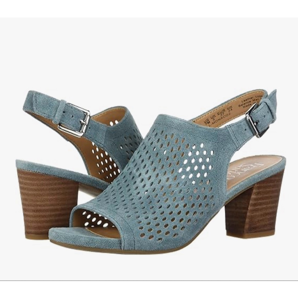 Franco Sarto Monaco suede dress sandals size 10